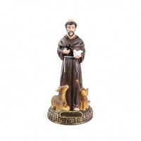 Saint Francis Sculpture with Animals Catholic Saint Francis Statue Religious