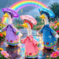 Pet Raincoat Goose Costume for Festive Occasions