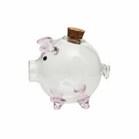Gold Bean Storage Container Decorative Glass Piggy Bank Long-Lasting