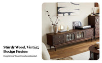 Multi-Drawer Credenza French Country design Storage Cabinet Vintage Design Household Furniture for Homeowners, Renters, Living Room, Entryway, Bedroom