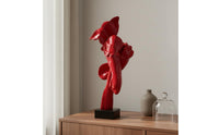 Modern Abstract Sculpture Luxury Look Abstract Sculpture Centerpiece Geometric Statue for Lobby Area, Entryway, Reception Desk