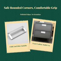 Flush Pull Handle, Embedded Installation, Modern Aluminum Alloy, For Drawer, Sliding Door, Cabinet Handle