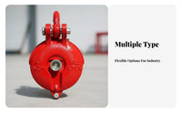 Sturdy Duty Hoist Ing Pulley Long-Lasting Steel Construction Rotating Hoist Ing Pulley Sturdy Duty Grab Block 360 Degree