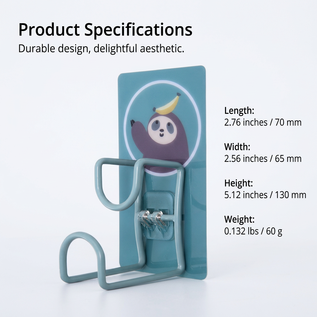 Cartoon Animal Wall Hooks, Cute Basin Holder Hook, Kitchen Wall Mounted Basin Hook, Hooks for Keys, Hanger Organizer, Home Storage Solution