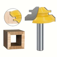 Woodworking Router Bit Set for Joinery, 45-Degree, Edge Profiling, Trimmer, Carving