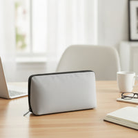 Water-Resistant Tech Accessory Pouch Slim Cable Organizer Pouch Compact Electronics Organizer Bag Portable for Travelers, Commuters, Students, Office, Backpack