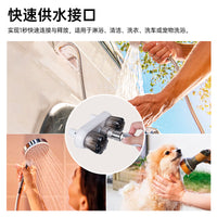 房车外置水龙头带柔性出水管冷热双控适用于户外的淋浴喷头