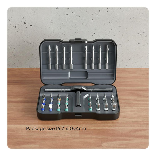 24 Pieces 24 in 1 Screwdriver Kit High Hardness Driver Set S2 Steel