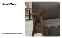 Nordic design Upholstered Sofa and Armchair Group sturdy Wood Frame business-grade Furniture Comfortable Upholstery Cafe Set Minimalist Design for Business Owners, Interior Designers, homeowners, Reception Area, Office, Living Room