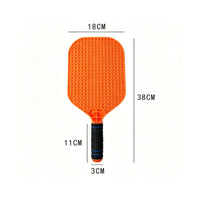 One-Piece Pickleball Paddle with Ball Textured Honeycomb Pickleball Paddle Lightweight Equipment Sweat-Absorbent for Outdoor Recreation