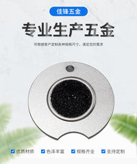现货台球配件台球杆皮头台球用品铝质蘑菇头磨砂器