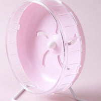12cm Hamster Wheel and Nocturnal Pet Wheel, Quiet Hamster Exercise Wheel with Stand for Dwarf Hamsters, Sphere-Bearing Smooth Surface