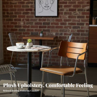 Upholstered Armchair with Wooden Frame Modern Design Upholstered Frame Armchair Minimalist Aesthetic Ergonomic spinerest