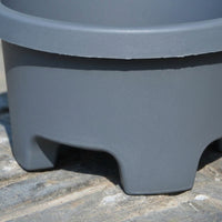 Plant Pots with Drip Tray and Plant Trays, Resin Heavy Duty Indoor Saucer for Garden Plants, Raised Feet and Drainage for Floor Standing Use