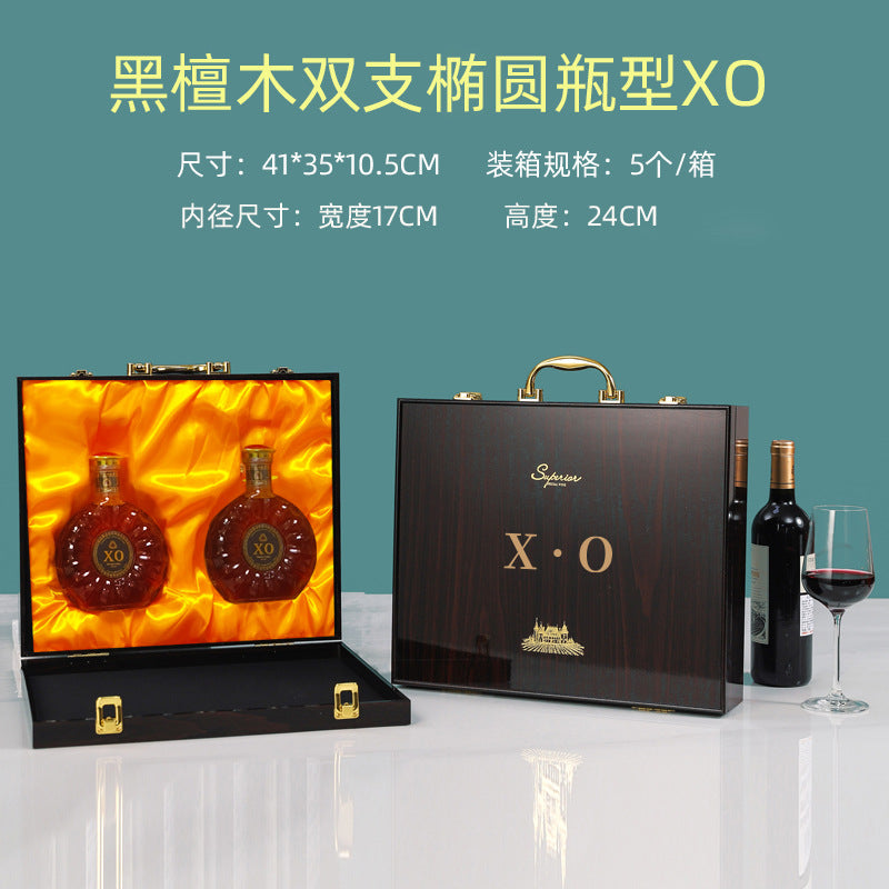 Ebony Double Xo Oval