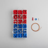 Insulated Circular Terminal Assortment Secure Connection Electrical Hardware