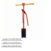 Golf Hole Wooden Handle Putting Green Hole Curved Rim