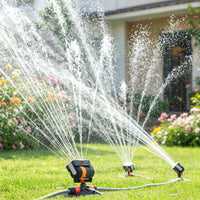 Oscillating Sprinkler Multi-Stream Garden Equipment Low-Height Base