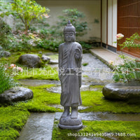 中式禅意风格仿古佛像树脂工艺品装饰摆件寺庙户外装饰人物摆件