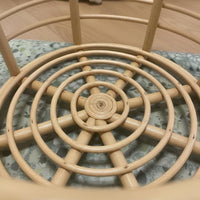 Vintage Design Rattan Posing Basket Gentle Material Baby Photo Prop Handmade Rattan Baby Basket for Newborns