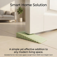 2 Pack Adhesive Silicone Door Stopper for Home, Rubber Door Wedge Anti-Collision , Self-Adhesive Door for Exterior Door and Interior Doors