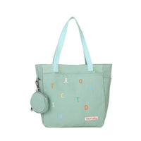 Tote Bag with Pouch Casual Canvas Tote Bag Multifunctional for Commuting