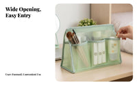 Multi-Compartment organizer Compartmentalized Design Divided Storage container for Bedroom