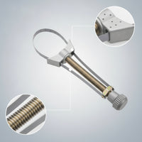 Metal Oil Filter Wrench with Adjustable Band Sturdy Belt-Type Oil Filter Wrench Handy Compact for Mechanics