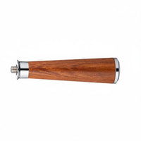 Coffee Machine Handle Replacement Espresso Wooden Portafilter Metal Structure Ergonomic Contoured Grip Universal Type Suitable for Brewing Home Cafe Workspace