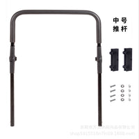 Foldable Outdoor Camping Cart with Detachable Push Rod Accessories
