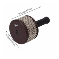 2 Pieces Bulk Wholesale Cabasa Music Education Beaded Cabasa Instrument Rich Rhythm Sound Shaker Instrument Easy to Play for Music Students, Band Players