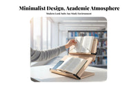Two-Tier Reading Easel Foldable Adjustable Book Easel Stable Base for Desk, Home