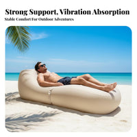 Self-Inflating Loveseat Quick Inflation Air Sofa High Weight Capacity for Picnic