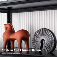 Flame-Shaped Statue Modern Design House Decoration Artistic Accent Durable for Interior Designers, Bookshelf, Living Room, Lobby