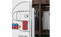Foldable Folding Stand Board Teaching Aid Basketball Board Sturdy Sports Whiteboard Large Size for Coaches, Teachers, Training, Match, Classroom