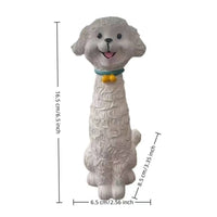 Dog-Shaped Vase Slim Figurine Playful for Desk