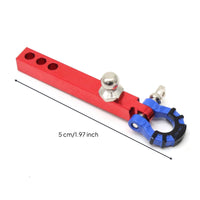 RC Crawler Trailer Tow Hook with Mounting Arm Metal Tow Hook Compact for Model Builders