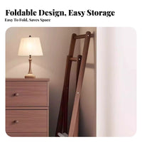 Twin-Leg Clothes Rack with Shelf Side hangers Clothing Organizer Large Capacity