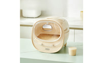Self-Flowing Rice Storage Container Opening Rice Dispenser Countertop Pantry Organizer Transparent for Organizers
