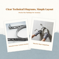 Stainless Steel Exhaust Mount Bracket
