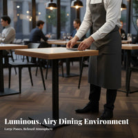Banquette Dining Set Nordic Design Dining Set with Bench Booth design Elegant Appearance for Bar
