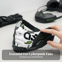 Cyberpunk Face Cover Original Design Cosplay face guard Adjustable Fit for Photoshoots