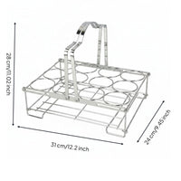 Foldable Beer Rack Portable Drink Carrier Reusable for Bartenders