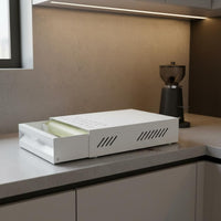 Drawer Coffee Knock Box Removable Rubber Bar Espresso Knock Box Noise Reduction