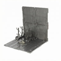 Hangar Scene Board  Corner Scene Board Freestanding Miniature Display Base