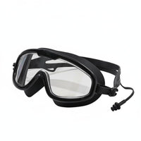 Waterproof Swim Goggles with Earplugs HD Vision Swimming Goggles Leak-Proof Pool Glasses Comfortable Fit for Adults, Diving, Training