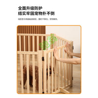 Foldable Dog Fence Gate for Indoor Small and Medium Dogs, Freely Combinable