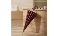 Foldable Umbrella with Hook Handle Windproof 24 Rib Umbrella Wind Resistant Reinforced for Business Professionals, Promotional Events