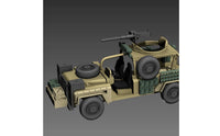Reconnaissance Vehicle Model Roll Cage Vehicle Model Uncovered Cabin Display Base for Collectors
