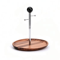 Key Holder with Hooks Decorative Valet Stand Practical for Desk